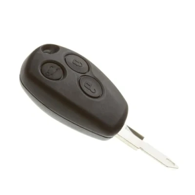 Afbeelding van JONGO Autobehuizing met Lemmet Compatibel Renault Clio 3, Kangoo, Meester, Modus en Trafic Autosleutel Plip 3 Knoppen Afstandsbediening