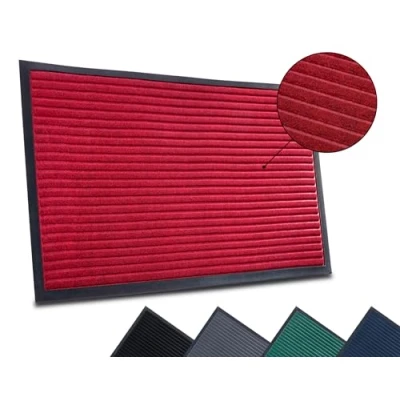Afbeelding van Deurmat Striped Rood, Polyester