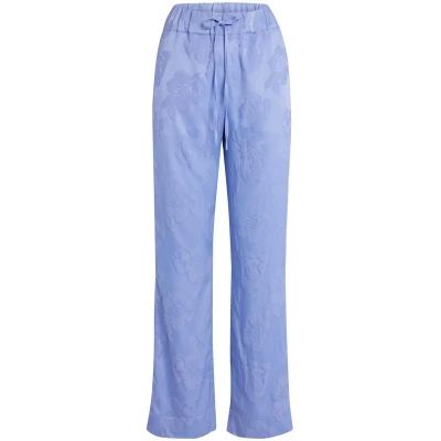 Afbeelding van Essenza dames Mare Charley straight fit loungebroek met jacquard dessin in de kleur Lavendel, maat: M
