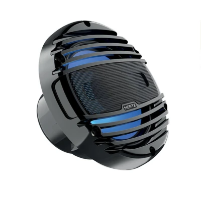Afbeelding van Hertz Marine Speakers HMX 6.5 Inch LD TW Zwart, RGB Verlichting 75 Watt (Set van 2)