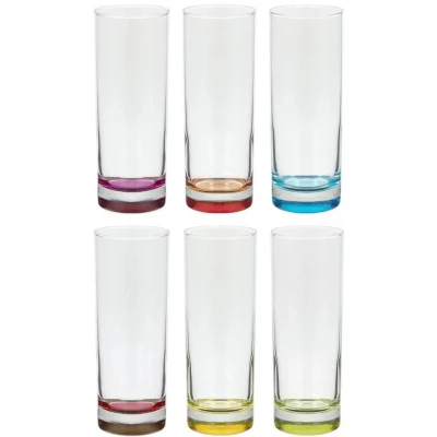 Afbeelding van Secret de Gourmet Longdrink glazen 6 st Colori 310 ml