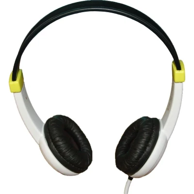 Afbeelding van Geemarc KIWIBEAT MIC Over Ear koptelefoon Kinderen Kabel 5 kleurig, Groen, Oranje, Zwart, Wit Lichtgewicht, Volumeregeling, Headset