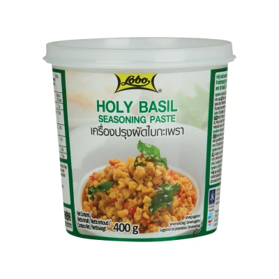 Afbeelding van Lobo Thaise Basilicum Kruidenpasta 400 g