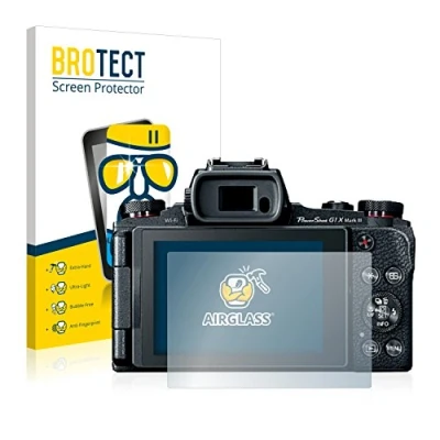 Afbeelding van BROTECT Screenprotector voor Canon PowerShot G1 X Mark III Folie Beschermfolie Beschermglas transparant