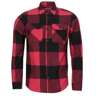 Afbeelding van Jack &amp; Jones OVER Kariertes Overhemd, Heren, Maat: XL, True red