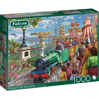 Afbeelding van Falcon Legpuzzzel Fun at the Seaside, 1000st.