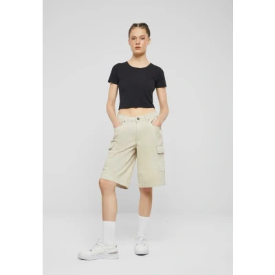 Afbeelding van Urban Classics Cotton Bermuda Cargo Korte broek Taille, 28 inch Groen