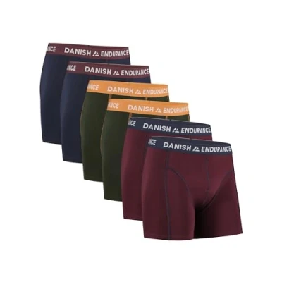 Afbeelding van Danish Endurance Classic Trunks 6 PACK Onderbroeken multicoloured, Heren, Maat: Large, Multi coloured