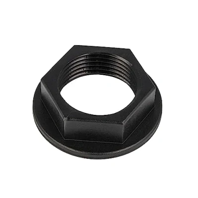 Afbeelding van tecuro contramoer met IG 1/2 inch PP zwart