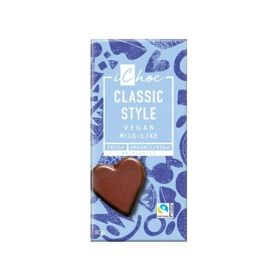 Afbeelding van iChoc Classic Melkchocoladereep 80GR