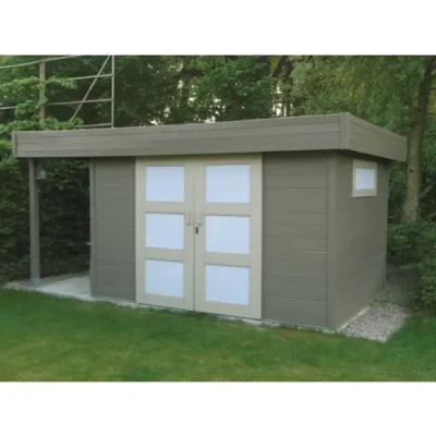 Afbeelding van Solid Tuinhuis Larvik Hout 332+124x245cm