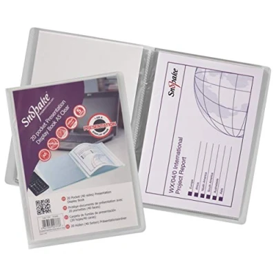 Afbeelding van Snopake Presentatieshowboek A5, 20 hoezen, transparant