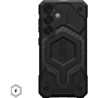 Afbeelding van Samsung Galaxy S25 MagSafe Hoesje Kunststof UAG Hardcase/Backcover Zwart Telefoonhoesje Shockproof/Valbescherming