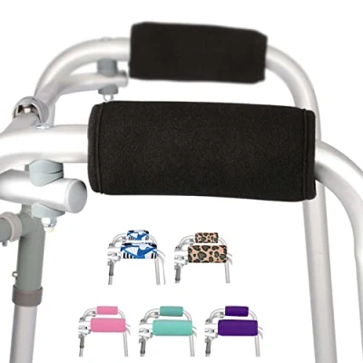 Afbeelding van supregear Walker Handgrepen Gevoerd, 2 Pakken Zacht Comfortabel Kussen Rollator Handvathoezen Grip Pads voor Wandelaar Kruk Rolstoel, Antislip Ademend Mobiliteitsaccessoire