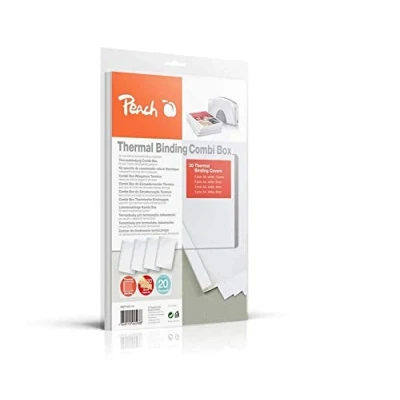 Afbeelding van Peach 20 Thermo Inbindmappen combi box 15 tot 60 pagina&#039;s A4