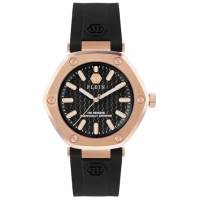 Afbeelding van Philipp Plein The Hexagon PW1BA0323 Horloge Siliconen Zwart Ø 38 mm