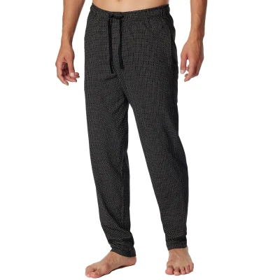 Afbeelding van Pyjamabroek Schiesser Men 163840 Black Mel. Maat 56