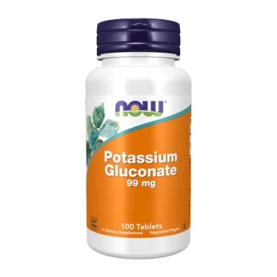 Afbeelding van Now Foods Potassium Gluconate 100 tabletten