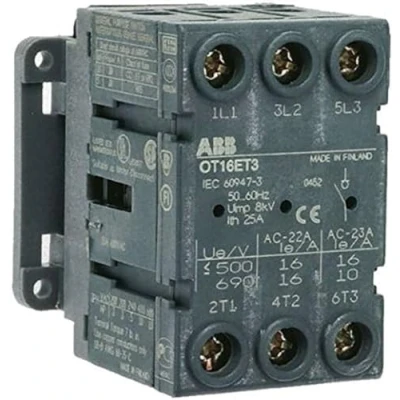 Afbeelding van Abb lastschakelaar 3p 25a frontmontage 1 gats frontbediening excl knop aansluiting 0 75 10 mm2 1sca104884r1001