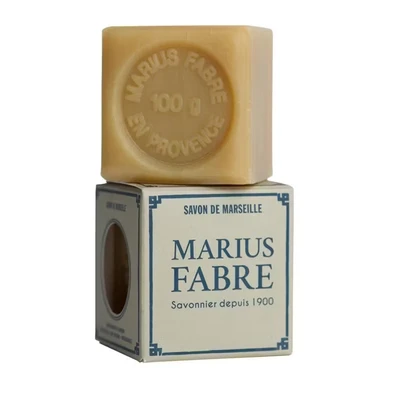 Afbeelding van Marius Fabre Savon Marseille zeep in doos blanc 100 g