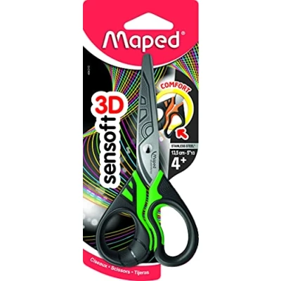 Afbeelding van Maped schaar 13 cm Sensoft fluo