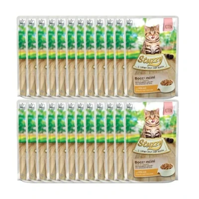 Afbeelding van Stuzzy, Natvoer voor kittens met kip, in lekkernijen (24 zakjes à 85 g)