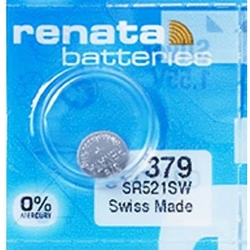 Afbeelding van Renata Horlogebatterij SP 379 ///;SR521SW (SR63, AG0, LR521, LR63); 1 pak