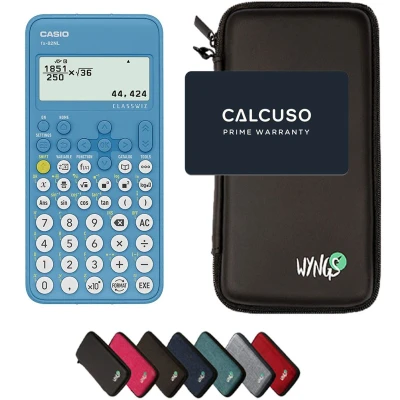 Afbeelding van CALCUSO Basispakket zwart met rekenmachine Casio FX 82NL