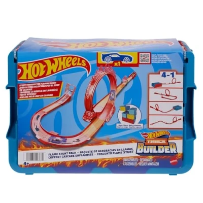 Afbeelding van Mattel Hot Wheels Track Builder Vlammenstunt Set