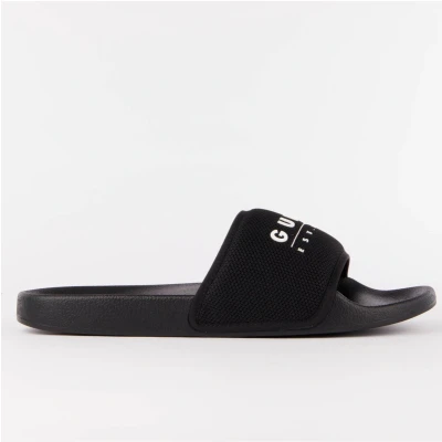 Afbeelding van Guess Tokyo Badslippers, Heren, Maat: 40, Black Textiel