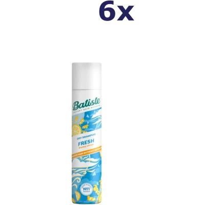 Afbeelding van 6x Batiste Droogshampoo Fresh 200 ml
