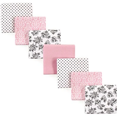 Afbeelding van Hudson baby Uniseks katoenen flanellen ontvangstdekens, 7 pack, toilet, eenheidsmaat