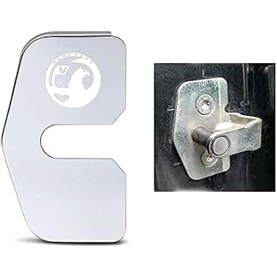 Afbeelding van 4 Stuks Rvs Auto Deurslot Cover voor Opel Vauxhall VXR Insignia Astra, Vergrendelingen Protector, Gesp