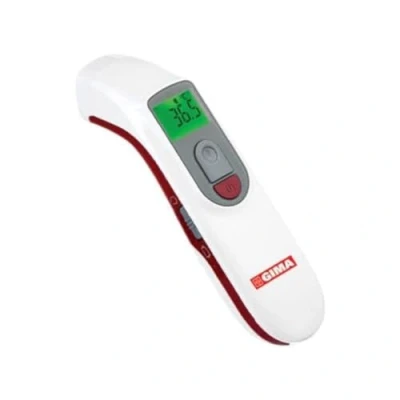 Afbeelding van Gima Thermometer, met infrarood voorkant, professionele digitale laserthermometer, direct lezen zonder contact, voor baby&#039;s, kinderen en volwassenen, thermoscanner alarm