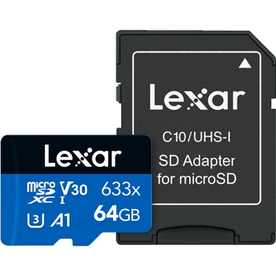 Afbeelding van Lexar MicroSD Blue Series UHS I 633X 64GB V10
