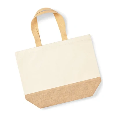 Afbeelding van Jute Base Canvas Bag XL (Natuurlijk)