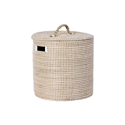 Afbeelding van Decoratieve Doos DKD Home Decor Zeegras (42 x 42 48 cm)