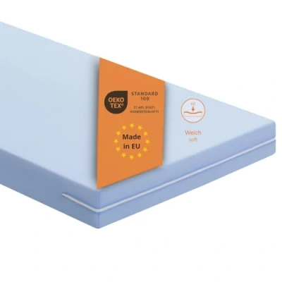 Afbeelding van sleepling 190118 comfortschuim matras Basic 20, Made in EU, wasbaar 40 graden, Ökotex 100, hardheidsgraad 2, 100 x 200 cm