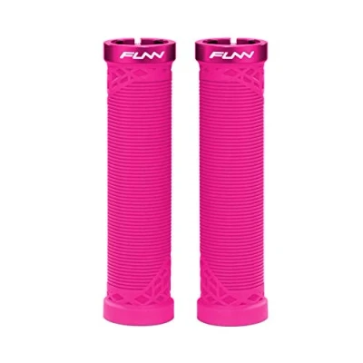 Afbeelding van Funn Hilt Mountain Bike Stuurhandvatten met Enkele Vergrendelingsklem een Binnen Diameter van 22 mm, Uniek Gevormde Fietsstuurhandvatten Voor MTB (Roze)