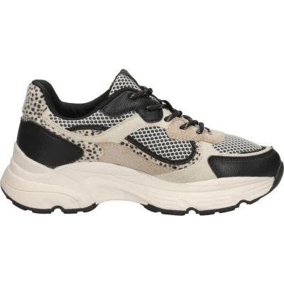 Afbeelding van SUB55 Sneakers laag, Dames, Maat: 41, Beige Leer/ synthetisch