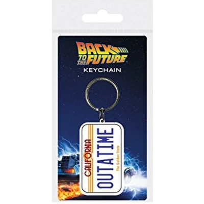 Afbeelding van Back To The Future License Plate Rubber Sleutelhanger