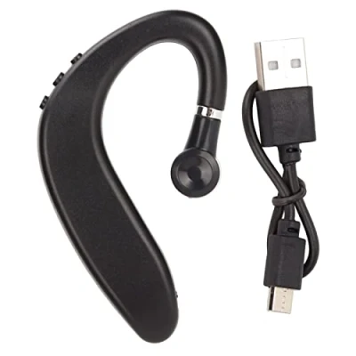 Afbeelding van Headset met één Oor, Draadloze Bluetooth koptelefoon V5.2 Oorhaakontwerp voor Zakelijk Rijden Reizen Waterdichte Zakelijke
