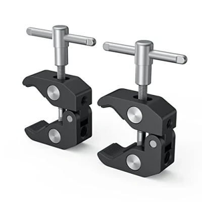 Afbeelding van SMALLRIG Super Clamp (2 Stuks) voor Statiefpoten, Cameramonitor, LED lampje 2058