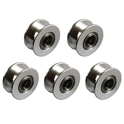 Afbeelding van WINSINN GT2 katrol, 20 tandloze 6 mm boring, breedte, timingpulley, wiel, aluminium, voor 3D printers, verpakking van 5 stuks