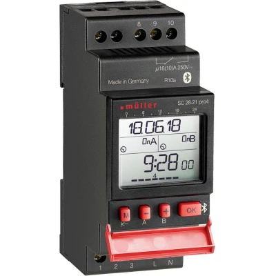 Afbeelding van Müller SC 28.21 pro4 24V ACDC DIN rail schakelklok Digitaal 24 V/DC, V/AC 4000 W