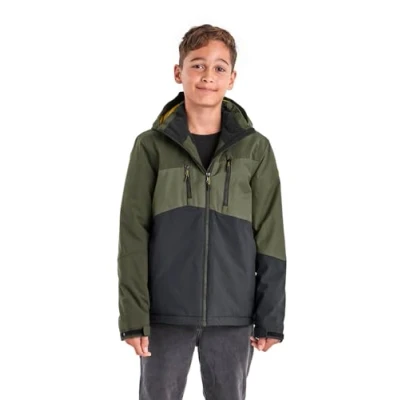 Afbeelding van killtec jongens Outdoorjack/functioneel jack met capuchon KOW 204 BYS JCKT, dark olive, 140, 38686 000