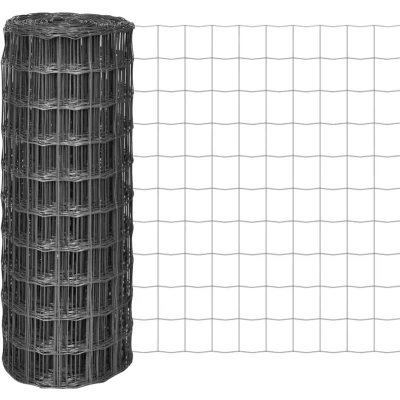 Afbeelding van VidaXL Hek 10x1 m staal grijs
