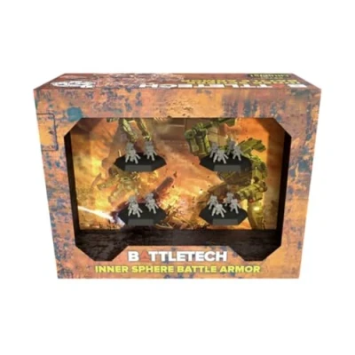 Afbeelding van BattleTech Miniatures Inner Sphere Battle Armor Pack Expansion Miniature Game Catalyst Labs Ages 14+