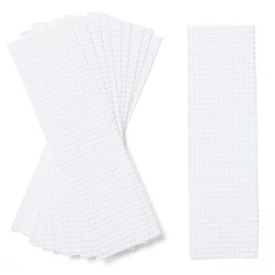 Afbeelding van Springboard 10810 Witte Binca Bladwijzers (Pack van 10) 6 Count Cross Stitch Stof 100% Katoen 20 x 6cm