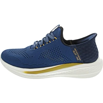 Afbeelding van Skechers Slade Quinto Mocassin voor heren, Blauw, 47.5 EU